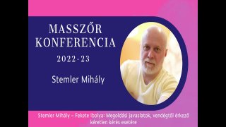 Stemler Mihály - 3.  Megoldási javaslatok