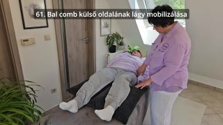 3. Háton fekve bal láb